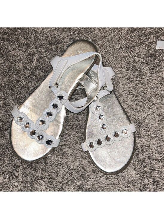 Smart Fit Other - SMART fit Silver Gem Sandals Size 2